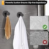 Bafiwu 2PCS Stainless Steel Suction Hooks Shower Bathroom Adhesive Hooks view 6