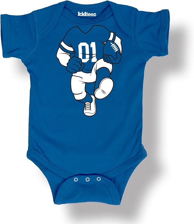 Football Player Uniform Costume Dress Up Sports Humor Baby