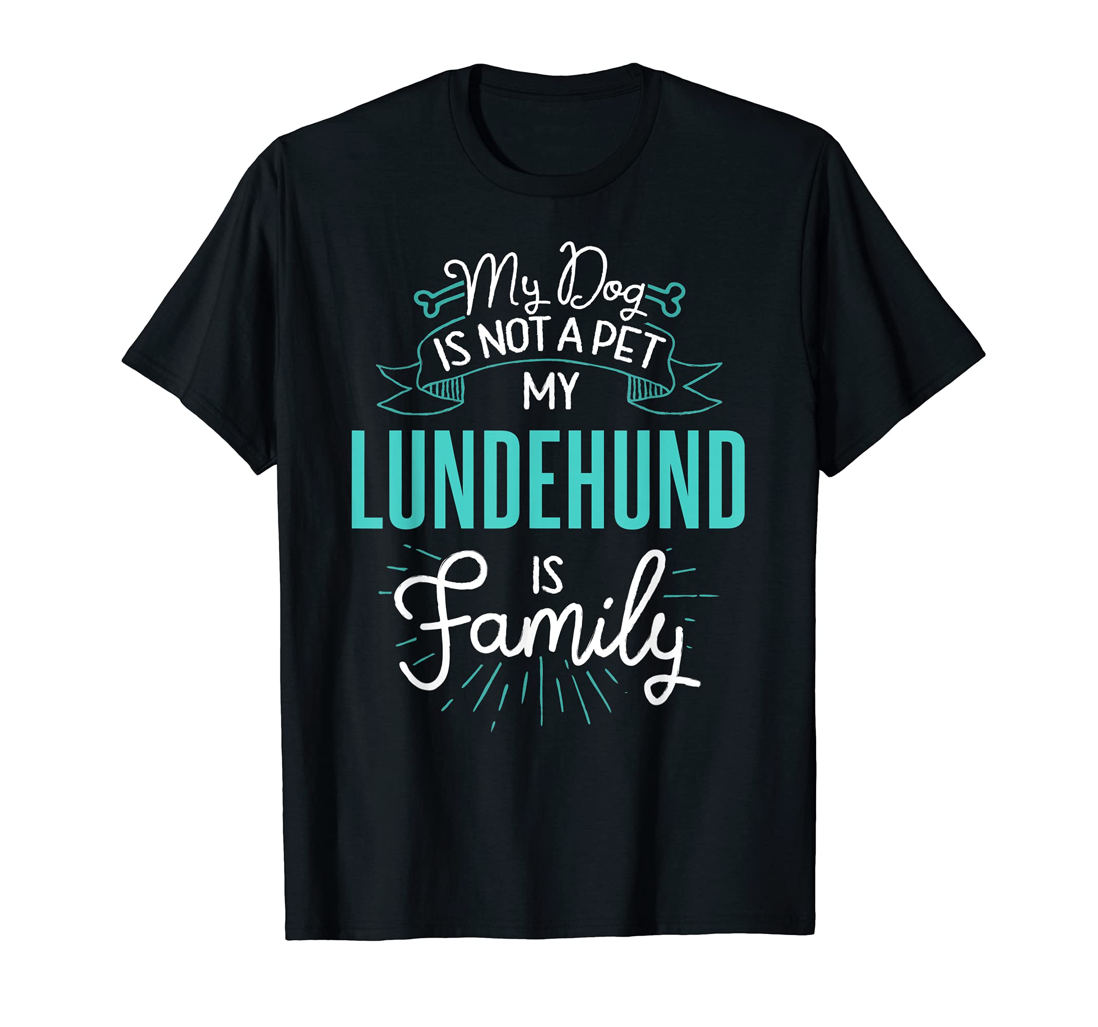 Cute Lundehund Design Family Dog Giftn T-Shirt