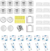 Calish Child & Baby Safety Magnetic Cupboard Locks 10 Locks 2 Keys No Screws view 2