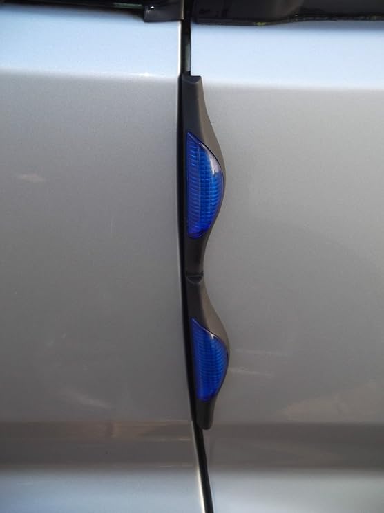First Steps 1 Pair Blue Car Door Protectors Reflectors Universal Guards
