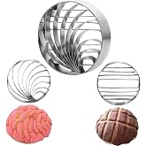 Concha Cutter Mexican Bread Mold Made Of Stainless Steel 4.1 Inch Concha Stamp Two Sided Mold For Pan Dulce Mexicano Cortadora De Pan, Bread Shape Cutter