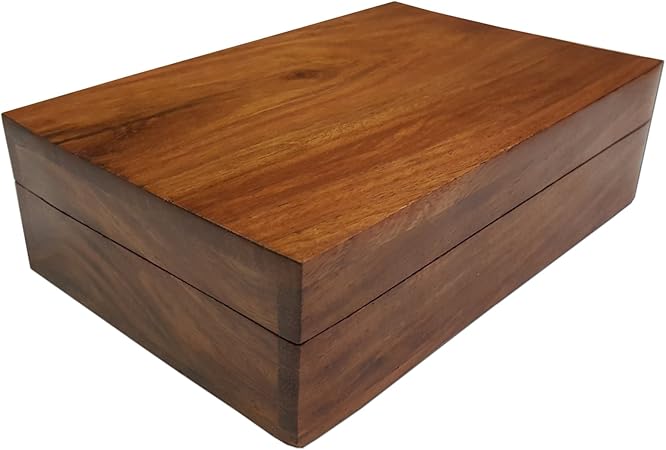 Caja de tarot de madera tallada a mano: Amazon.es: Hogar