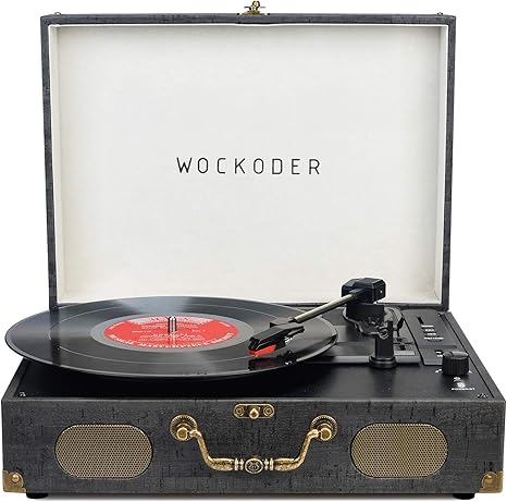 Wockoder Record Player Turntable