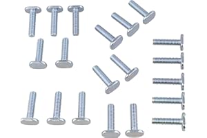 DEADWOOD CRAFTED TOOLS DCT Tee Bolt Set – 20 Pack 1in T Bolts for Woodworking, T Track Bolts Jig Bolts, 1/4in 20 Thread T Bolt