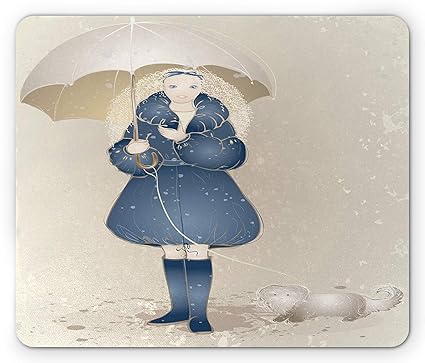 Amazoncom Umbrella Mouse Pad Hand Drawn Sketch Style