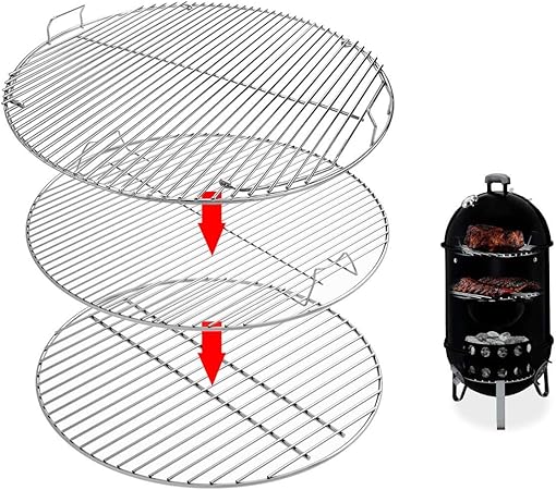 2 Cooking Grate And 1 Charcoal Grate Uniflasy 7432 Upper Cooking Grate 85042 Lower Grate 63013 Charcoal Grates For Weber Charcoal Grill 18 18 5 Inch Smokey Mountain Cooker 3 Pack Grills Outdoor Cooking Outdoor Cooking Tools Accessories
