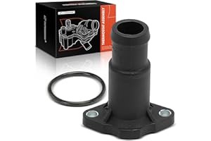 A-Premium Engine Coolant Thermostat Housing Water Outlet [with Seal] Compatible with Volkswagen - Jetta/Golf 1989-1989 1.8L, 