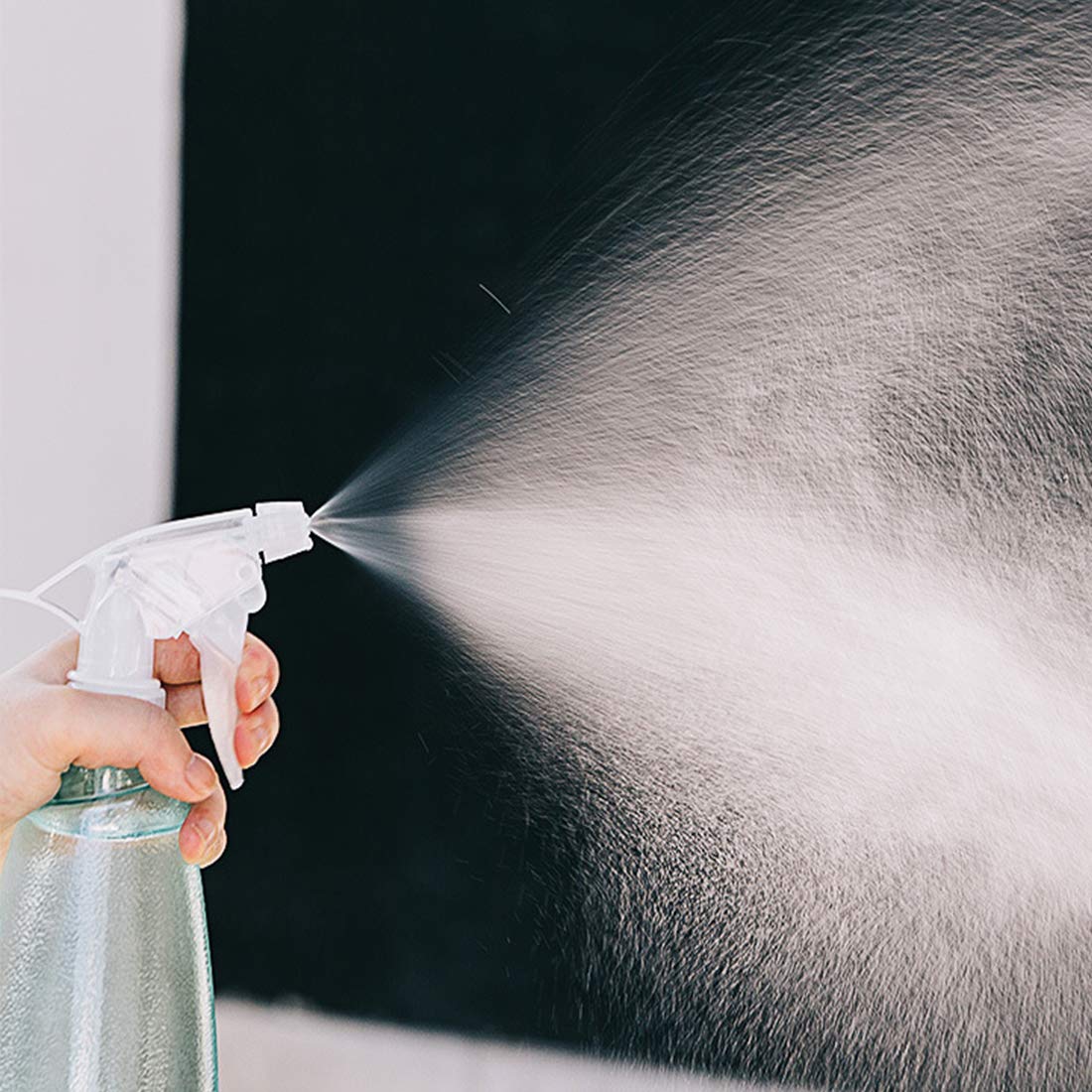 Empty Plastic Spray Bottle 16 oz. Adjustable Head Sprayer from Fine to Stream (Pack of 2)… : Beauty