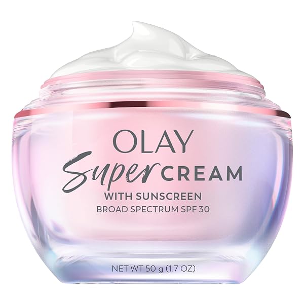 OLAY SUPER CREAM WITH SUNSCREEN SPF 30, LIGHTWEIGHT...