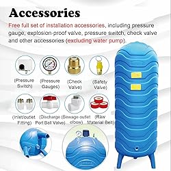 CHZDPP Automatic Pressure Tank for Household, 60