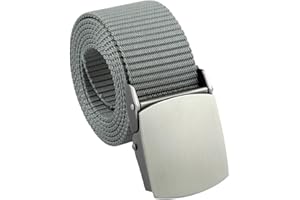 NASOGOD squaregarden Men's Nylon Webbing Military Style Tactical Duty Belt