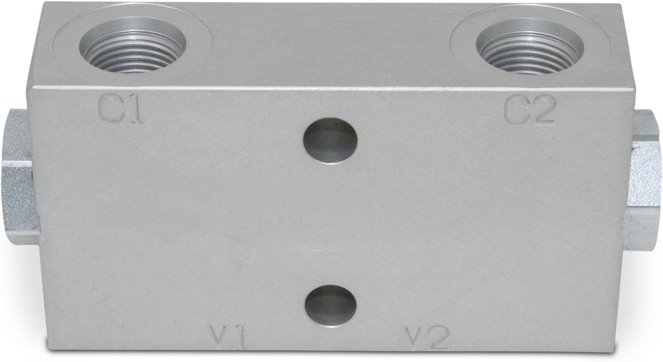 Double Pilot Operated Hydraulic Check Valve, 8 SAE Ports