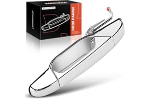 A-Premium - Rear Left Driver Side Exterior Door Handle - Compatible with Chevy, GMC & Cadillac Models - 2007-2014 - Silverado, Sierra, Tahoe, Suburban, Avalanche, Yukon - Replace# 15915659, 25960521