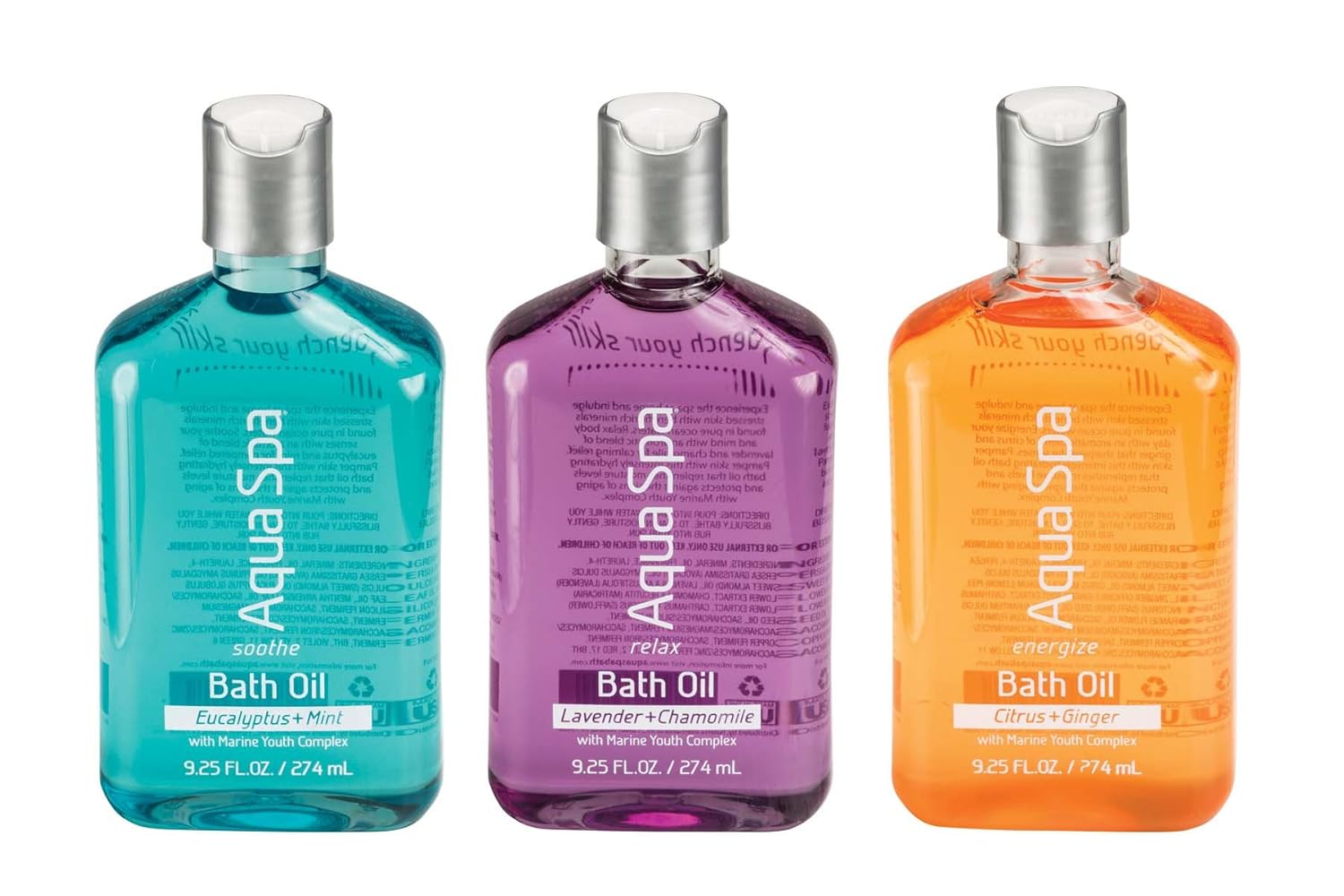 Aqua Spa Energize Bath Oil, 9.25 Fluid Ounce: Beauty