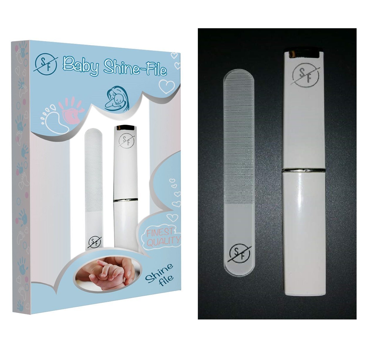 Baby Shine File Nail Trimmer For Babies Ultimate Baby Nail File Set Which Can Be Used to Shine Moms Nails Also
