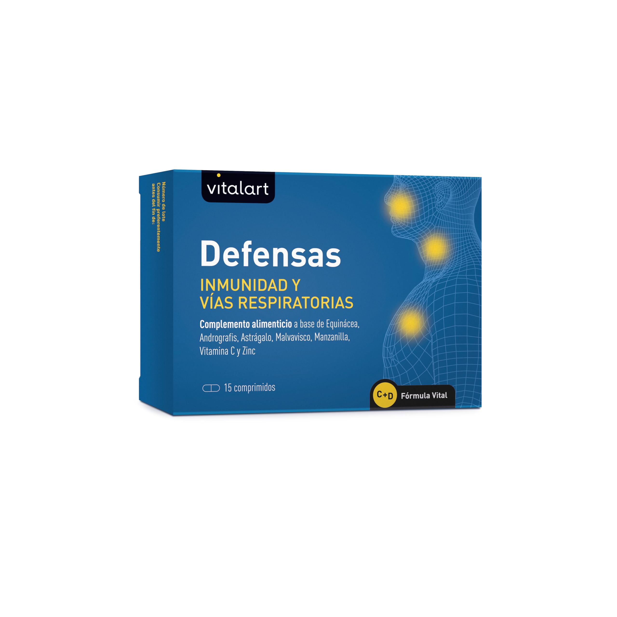 Vitalart Immunity and Respiratory Fighters 15 Comp. 1 Unit 100 g