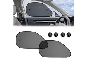 VRASLY 2 Pack Car Side Window Sun Shade, Universal Glare and UV Rays Protection for Your Child, Car Seat Sun Protection, Blocks Over 98% of Harmful UV Rays, Baby Window car Shade for Side Window