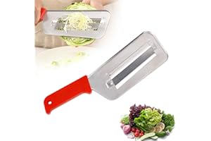 Multifunctional Vegetable Cutter, 2026 Upgraded Stainless Steel Double-Layer Slicer, Cabbage Slicer Shredder, Stainless Steel