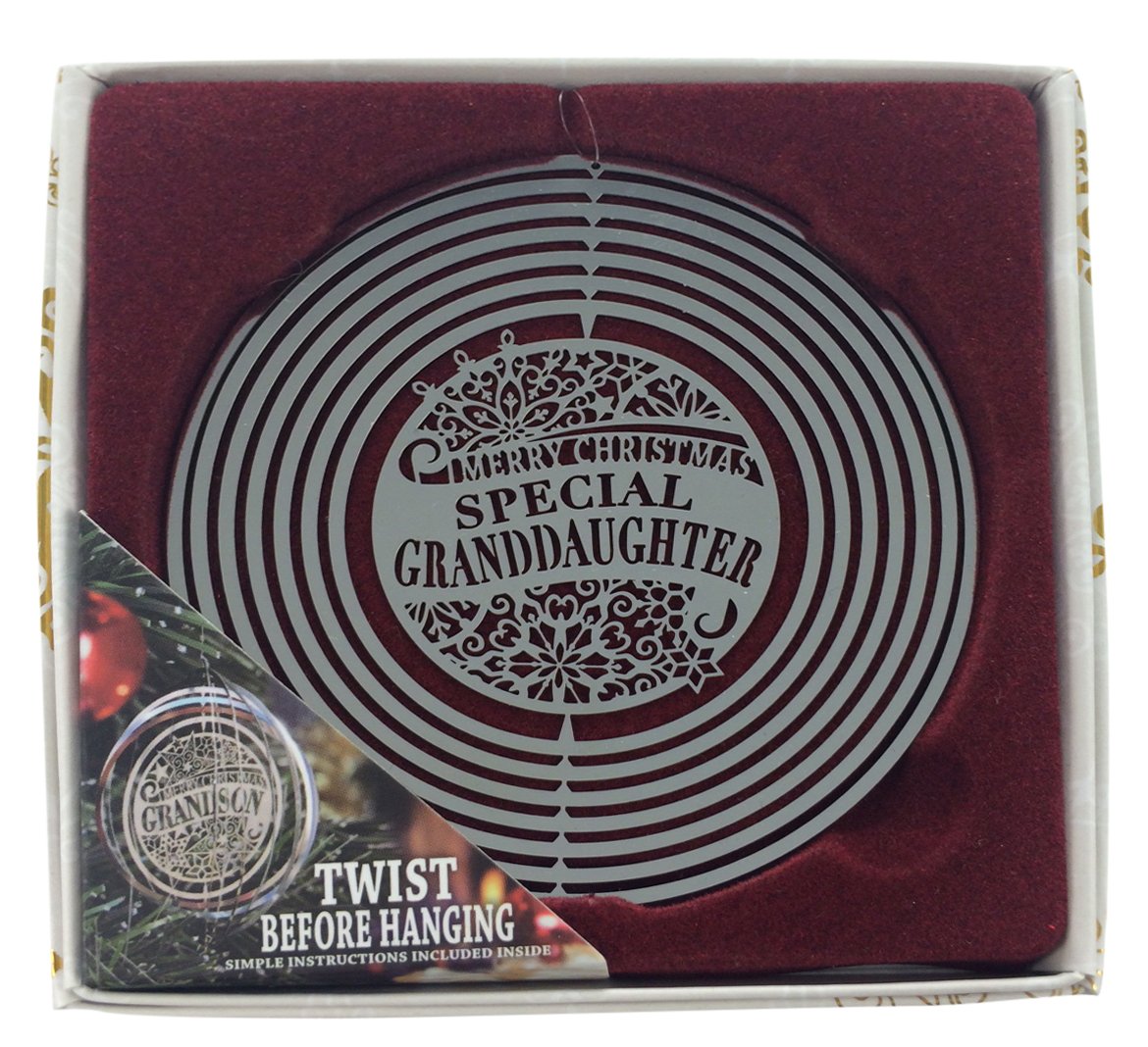 Christmas Tree Spinners Tree SpinnerSpecial Granddaughter Amazon.co