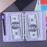 HAUTOCO A6 Budget Binder with Zipper Envelopes Purple Budget Planner view 2