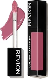 Revlon ColorStay Satin Ink Liquid Lipstick Mauvey Darling 008 Longwear Black view 1