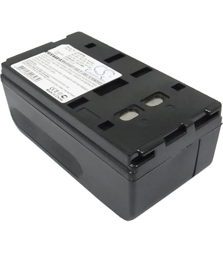 TECHTEK Batterie 4.8V 2400mAh Ni-MH Pour Panasonic HHR-V211 HHR-V212 NV-A3 VW-VBS10 Et Modèles Compatibles