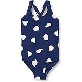 Amazon Essentials Girls and Toddlers' Cross-Back One-Piece Swimsuit