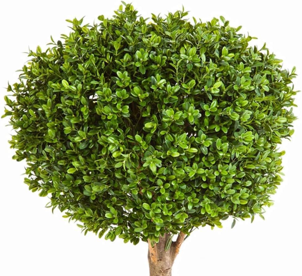 2 Boules De Buis Artificielles 52 Cm Résistantes Aux UV, Plantes En Boules De Faux Topiaire Artificielles Vert Fonce 94907624