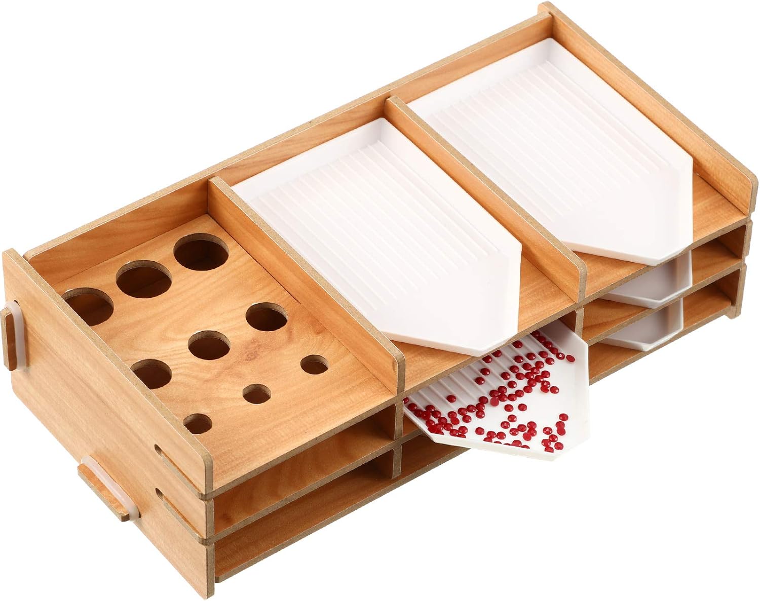 Wooden Diamond Painting Tray Organizer Diamond Painting