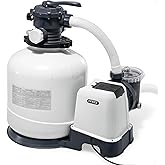 Intex 26651EG 3,000 GPH Above Ground Pool Sand Filter Pump with Automatic Timer