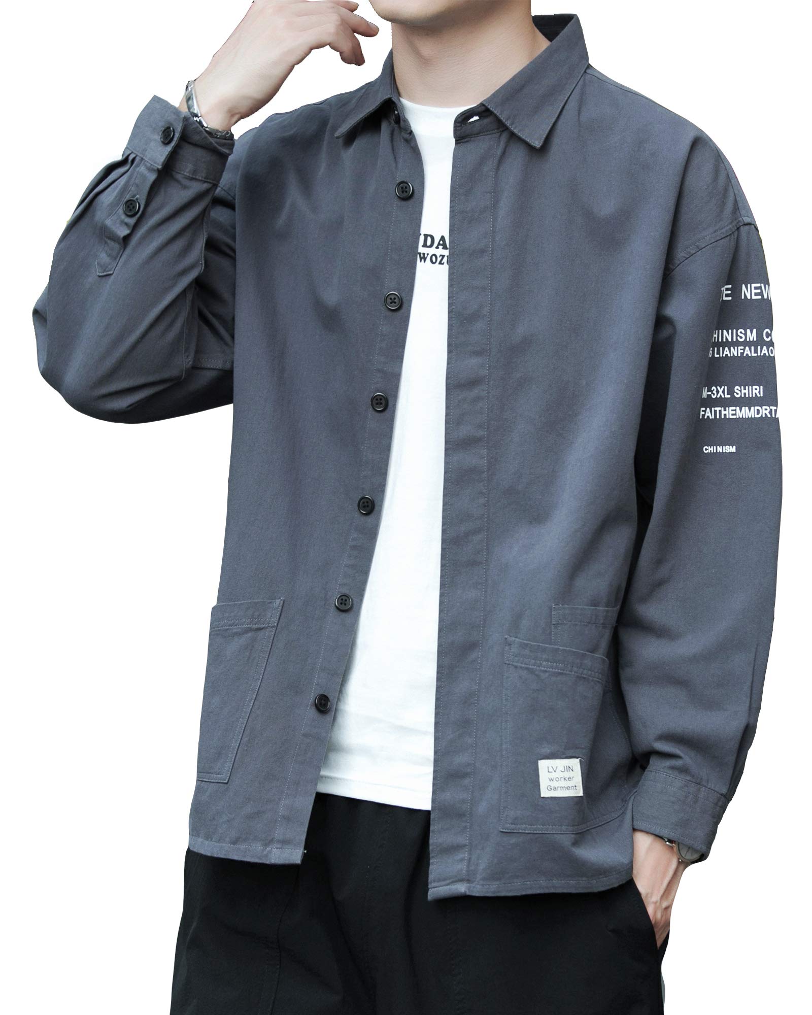 Men's 3/4 Sleeves Shirt, Sweat Absorbent, Quick-Drying, Breathable, Sweat Stain Resistant, Comfortable, Light, Soft, Cool, Stylish, Casual, Simple, Suitable for All Seasons