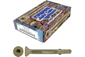 JAKE SALES 10x1-5/8 Reamer Tek Torx/Star Head Self-Drilling Wood to Metal Screws - for Flatbeds, Trailers - T-30 Torx Screw Head 5 POUNDS 565 Screws Count