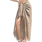 Rossopesca Sarong Wraps for Women Beach Cover Up Bikini Bathing Suit Swimsuit Scarf Pareo Beach Wrap Skirt Coverups