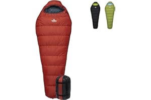 TETON Sports LEEF Ultralight Mummy Sleeping Bag Perfect for Backpacking, Hiking, and Camping; 3-4 Season Mummy Bag; Free Stuf