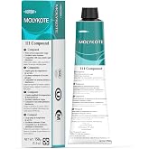 Molykote 111 Compound Valve Lubricant and Sealant 150g 5.3oz, Silicone Grease for O-Rings, Plug Valves, Seal &amp; Protect Rubber &amp; Plastic Components, Water Resistant, Low Volatility