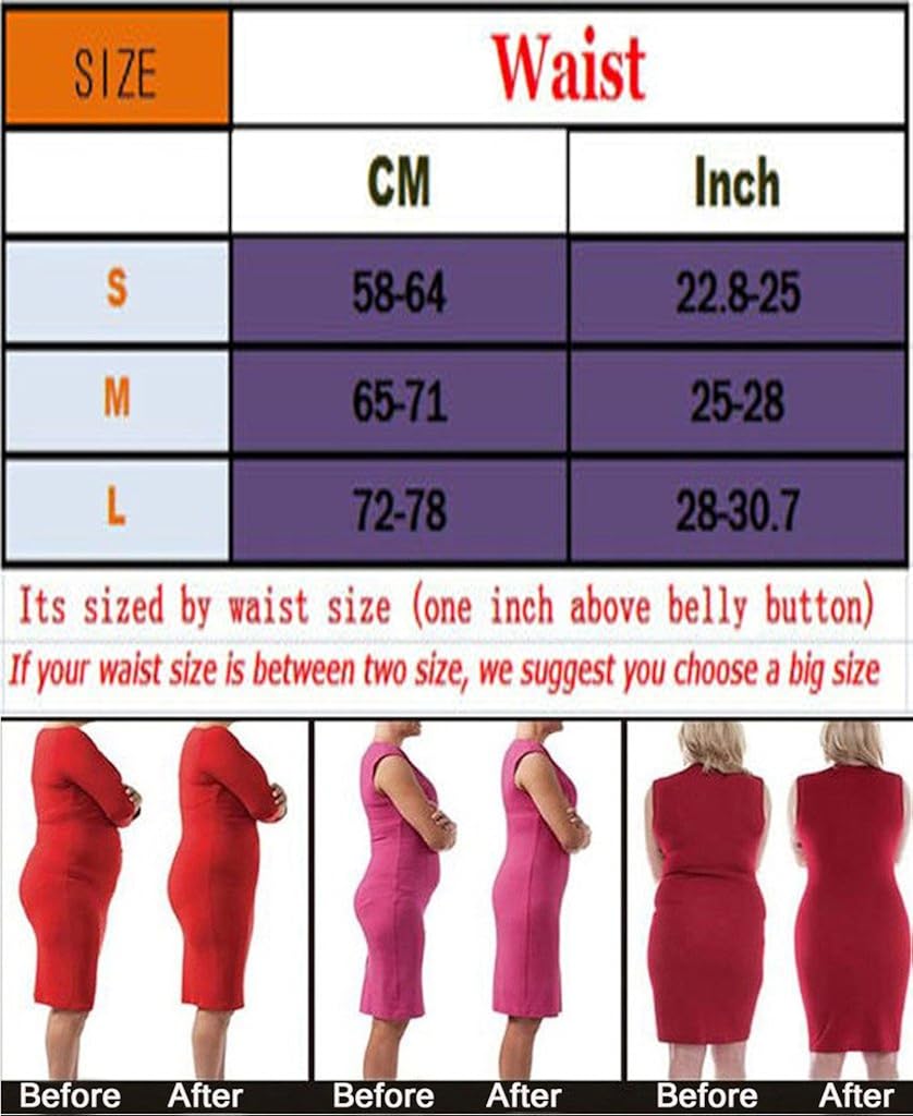 waist trainer under dress before and after