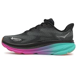 Hoka Men's Clifton 9 GTX Sneaker, Black/Electric