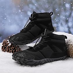 Dinint Barefoot Shoes Men Women Wide Toe Box Winter