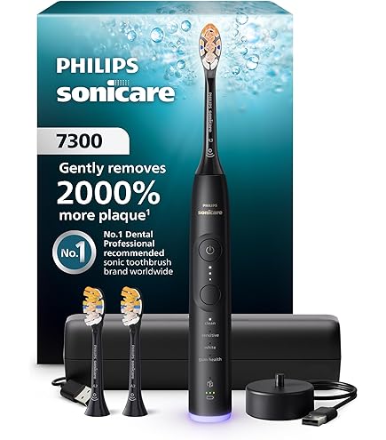 Amazon.com: Philips Sonicare ExpertClean 7500 Black, Rechargeable
