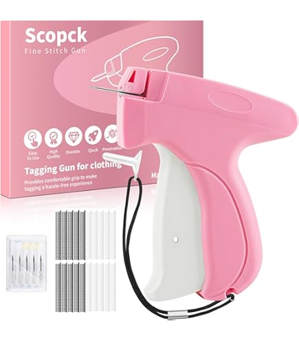 PAG 5000pcs Attacchi Per Pistola Etichettatrice – Standard 0.5″ – Trasparenti – Per Abbigliamento - 5