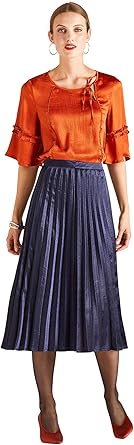 yumi midi skater skirt