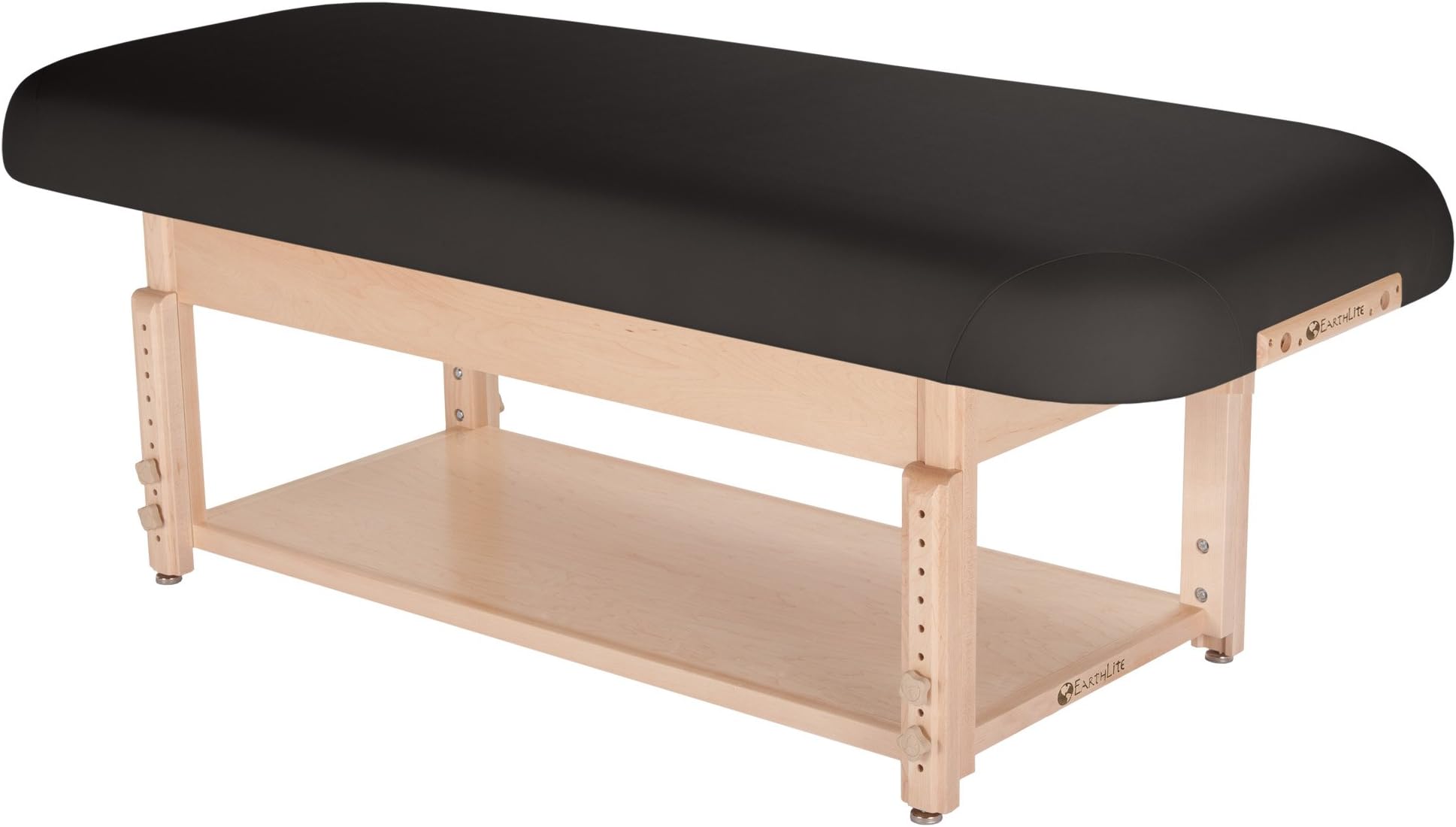 EARTHLITE Stationary Massage Table SEDONA - Solid Hard Maple, Options for 3 Bases, 3 Tops, 6 Colors, Adjustable Height (28-32"x73") - Made in the USA