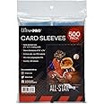 Ultra PRO Clear Card Sleeves for Standard Size Trading Cards measuring 2.5" x 3.5" (500 count pack)