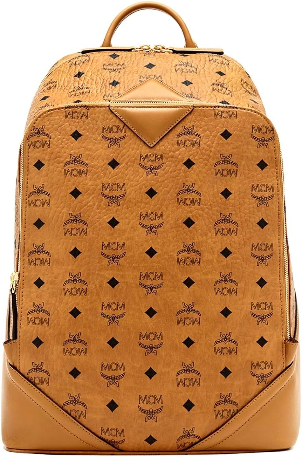 MCM Damen Rucksack Duke Visetos Small Cognac Amazon.de Bekleidung