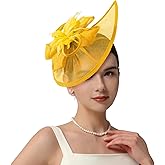 2025 Kentucky-Derby Fascinators Hats for Women Tea Party Hats Headwear Hair Clip for Wedding Church