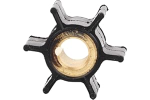 Water Pump Impeller, 389576 Replacement Fit for Johnson 4/4.5/5/6/8 Horsepower