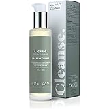 Blue Sage Kale Milky Daily Facial Cleanser | Natural Anti-Aging Face Wash with Antioxidants and Amino Acids to protect and re