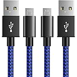6amLifestyle PS4 Charger Cable, 10ft 2 Pack Micro