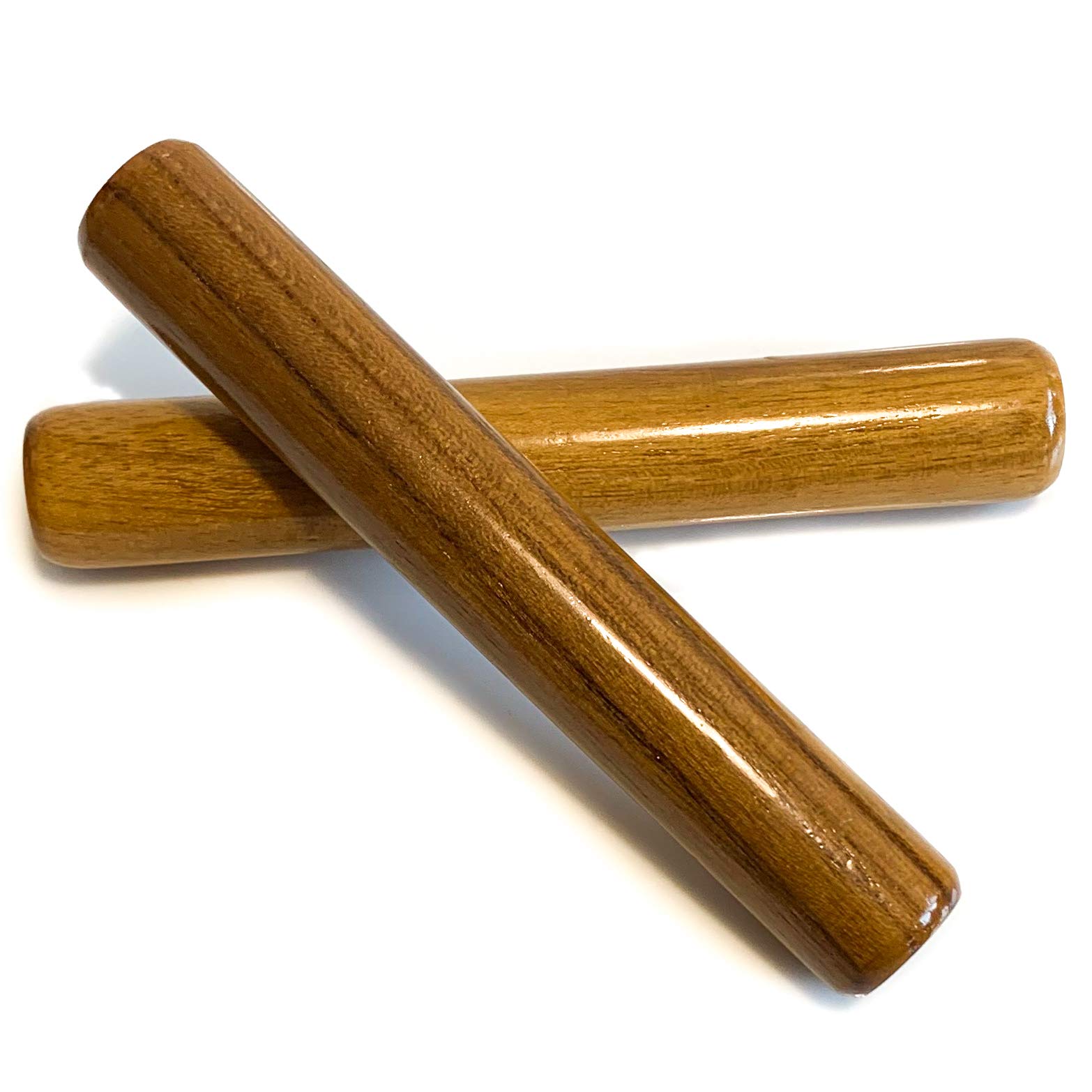 Handmade Wooden Claves - Pair of Rhythm Sticks - Fair Traded